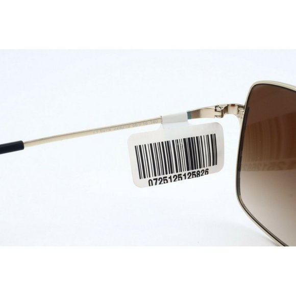 Tory Burch TY 6076 328213 Oversize Black Gold Sunglasses Brown Gradient Lenses - Picture 6 of 7